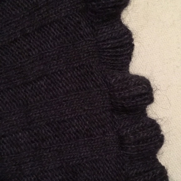 Elisabetta Collection Open Front Wool Blend Cardigan - Picture 8 of 9